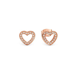 Nomination Soffio D'Amore Heart Earrings with Cubic Zirconia