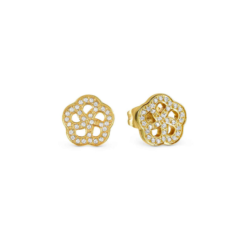 Nomination Soffio D'Amore Flower Earrings with Cubic Zirconia