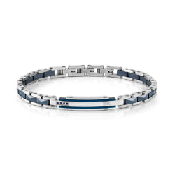 Nomination Strong Bracelet Blue with 4 Sapphires