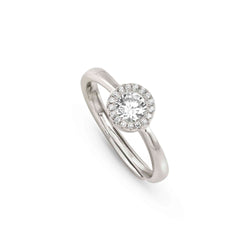 Nomination Seidivina Solitaire CZ Halo Ring