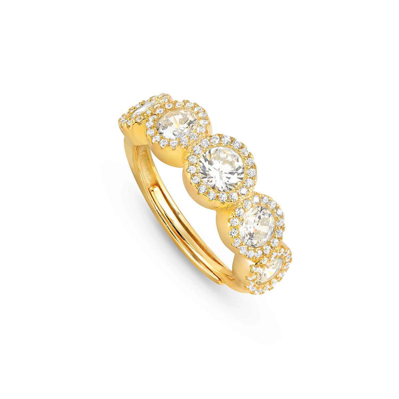 Nomination Seidivina 5 CZ Halo Ring