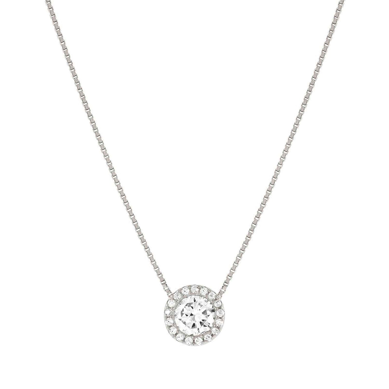 Nomination Seidivina Solitaire Halo Necklace