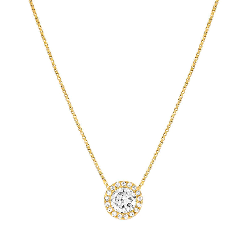 Nomination Seidivina Solitaire Halo Necklace