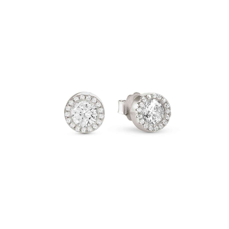 Nomination Seidivina Solitaire Halo Stud Earrings