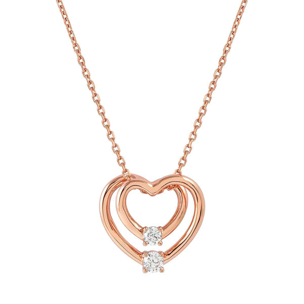 Nomination CosmicLove Large Hearts Necklace with CZ