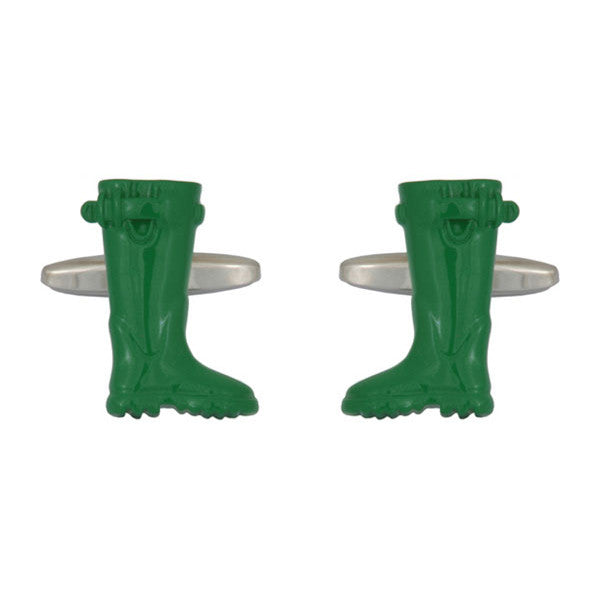 Dalaco Green Wellington Boots Cufflinks 90-1301