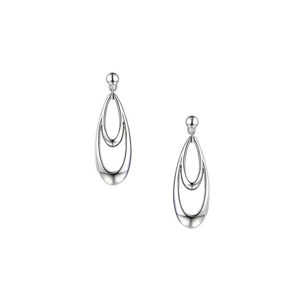 Jamberee Silver Drop Earrings by Amore