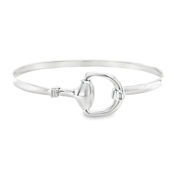 Sterling Silver Snaffle Bangle