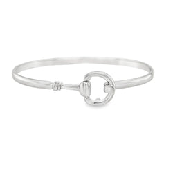 Sterling Silver Snaffle Bangle