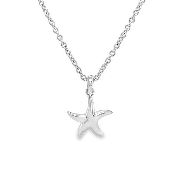 Sterling Silver Starfish Necklace