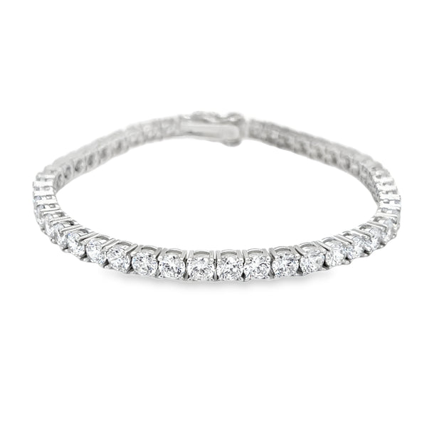 Sterling Silver 4mm CZ Tennis Bracelet