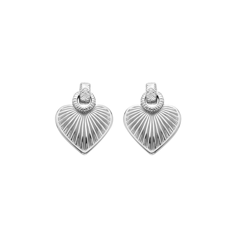 Hot Diamonds Essence Heart Stud Earrings DE820