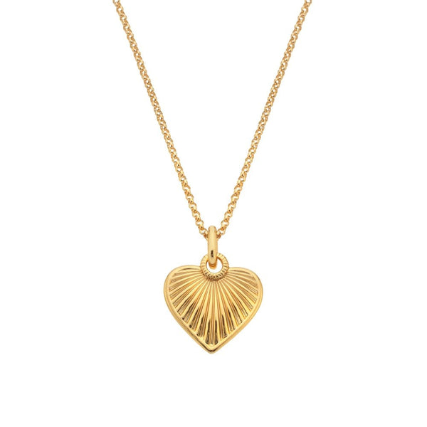 Hot Diamonds X Golden Essence Heart Pendant DP1019