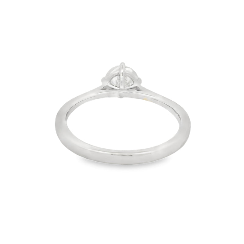 Platinum Solitaire Diamond Engagement Ring 0.58ct