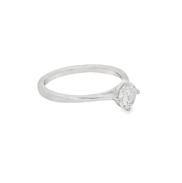 Platinum Solitaire Diamond Engagement Ring 0.58ct