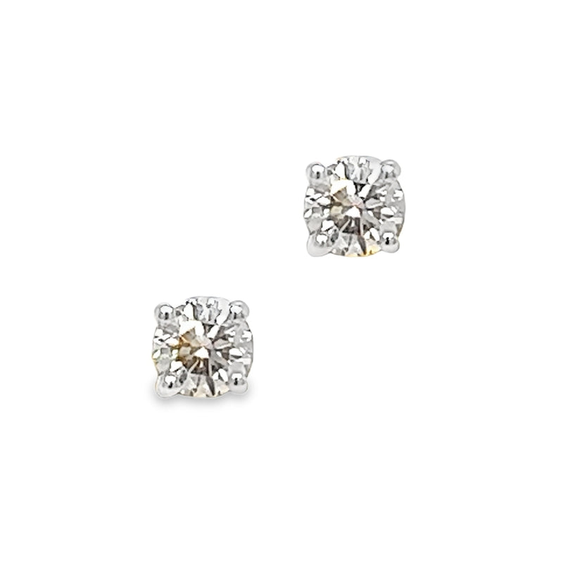 9ct Gold Diamond 0.48ct Stud Earrings