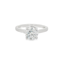 Platinum Solitaire Lab Grown Diamond Engagement Ring 1.50ct