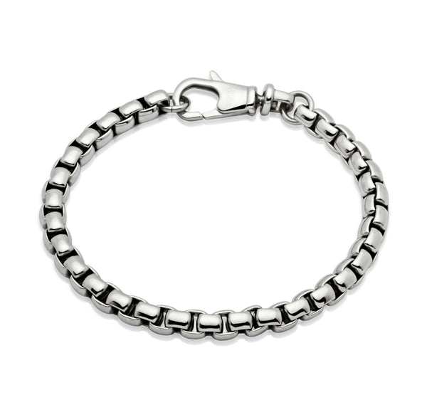 Unique & Co Men's Rounded Belcher Steel Bracelet LAB68