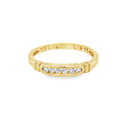 Diamond Eternity Ring 0.12ct Channel Set 9ct Gold