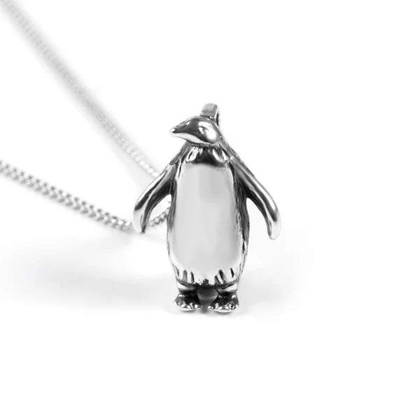 Henryka Penguin Necklace in Silver