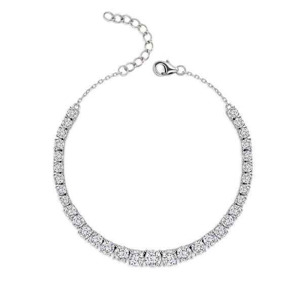 Real Effect CZ Row Necklace RE54414