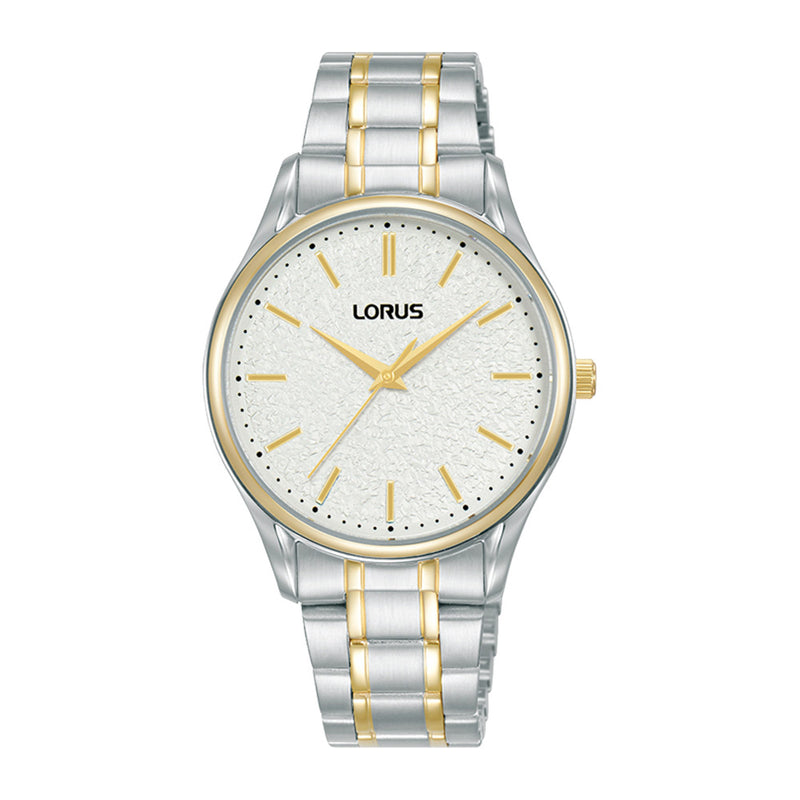 Lorus Ladies Classic Two Tone Bracelet Watch RG218WX9