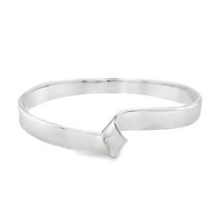 Sterling Silver Twist Stacker Bangle