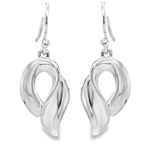 Sterling Silver Hook Drop Earrings