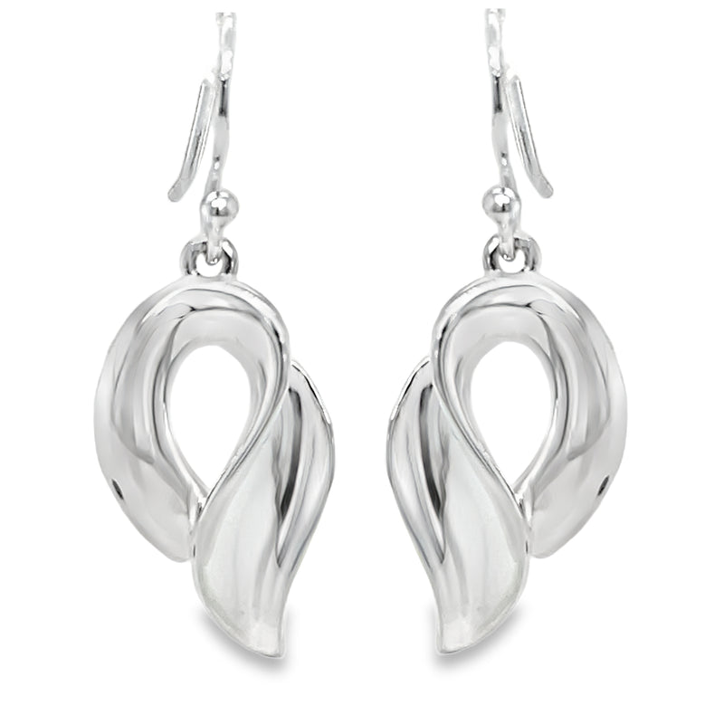 Sterling Silver Hook Drop Earrings