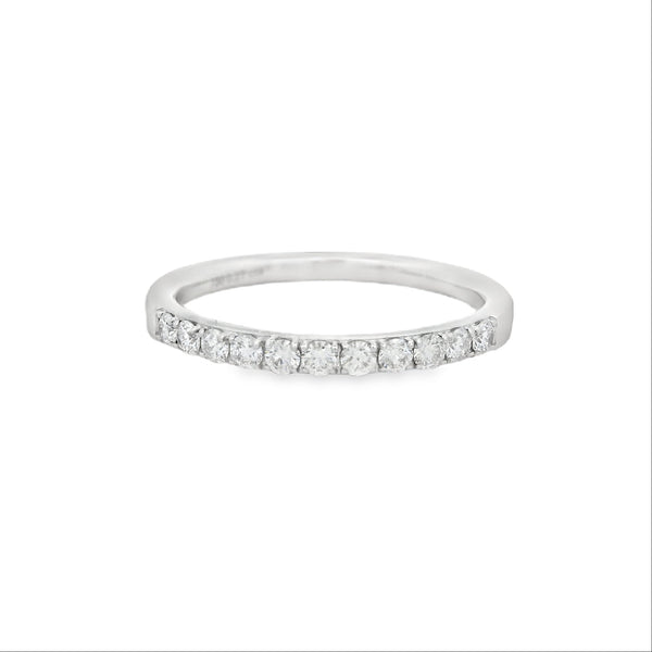 Diamond 11  Stone Eternity Ring 0.27ct 18ct White Gold