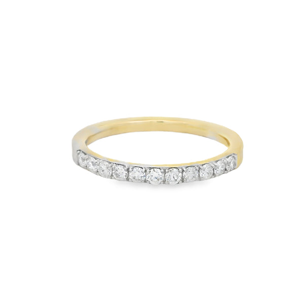 Diamond 11 Stone Eternity Ring 0.27ct 18ct Gold