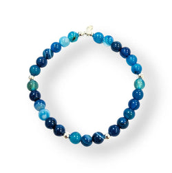 Dollie Jewellery Royal Blue Agate Bracelet B2322