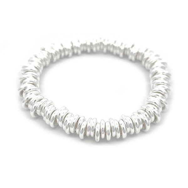 Sterling Silver Expanding Multi Ring Bracelet