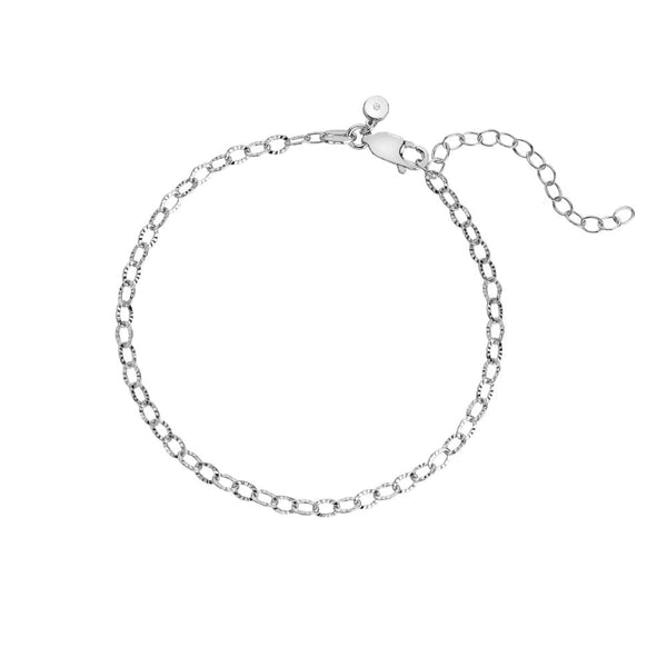 Hot Diamonds Diamond Cut Oval Bracelet DL701