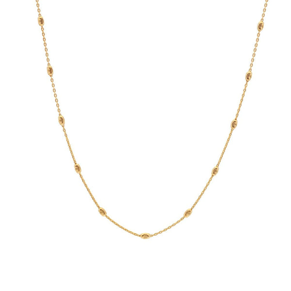 Hot Diamonds X Golden Edit Embrace Oval Cable Chain CH106