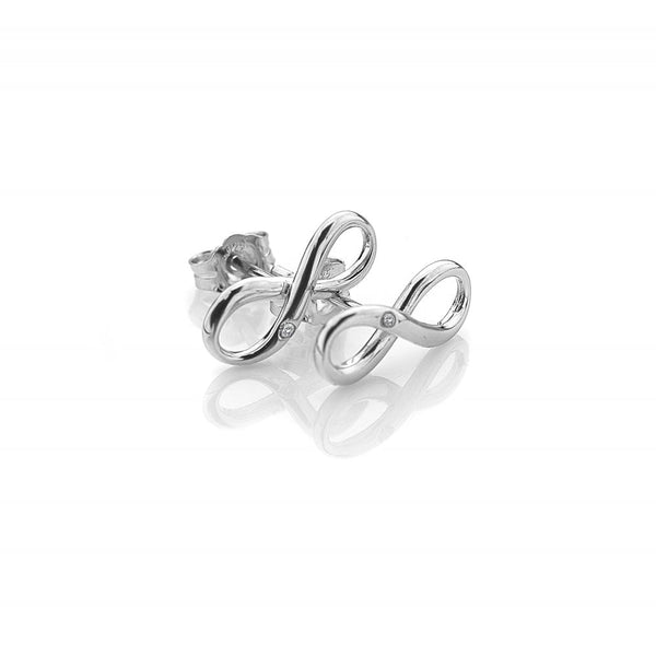 Hot Diamonds Fresh Infinity Stud Earrings DE390 side view