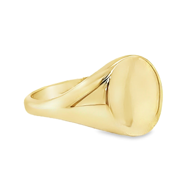 Oval Signet Ring 9ct Gold