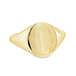 Oval Signet Ring 9ct Gold