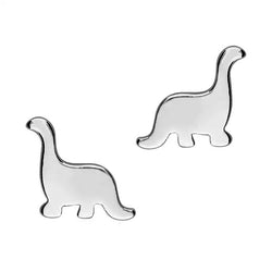 Sterling Silver Dinosaur Stud Children's Earrings