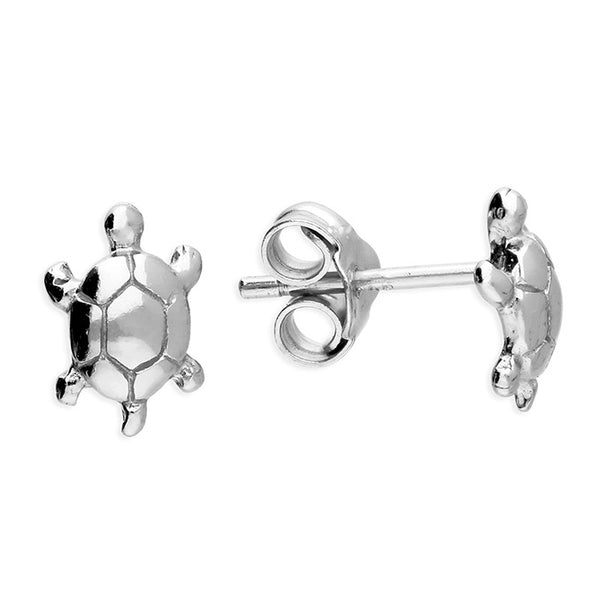 Sterling Silver Turtle Kid's Stud Earrings