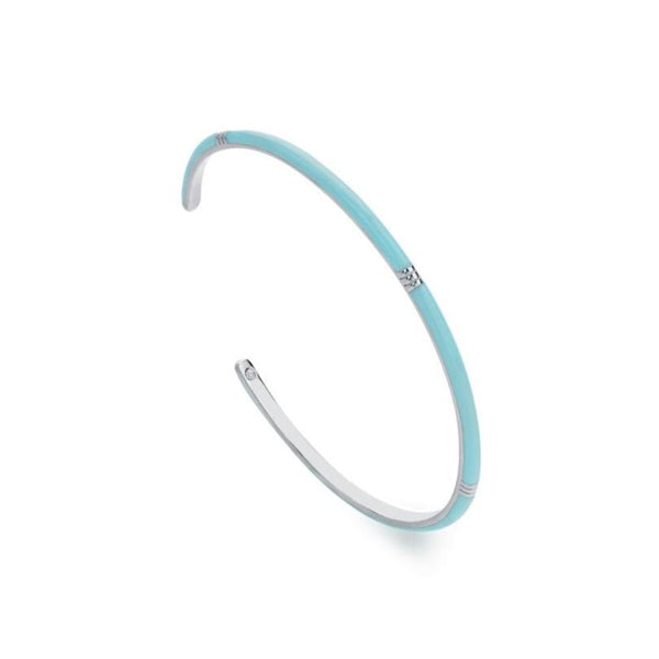 Hot Diamonds HD X Tasha Ghouri Enamel Blue Bangle DC197