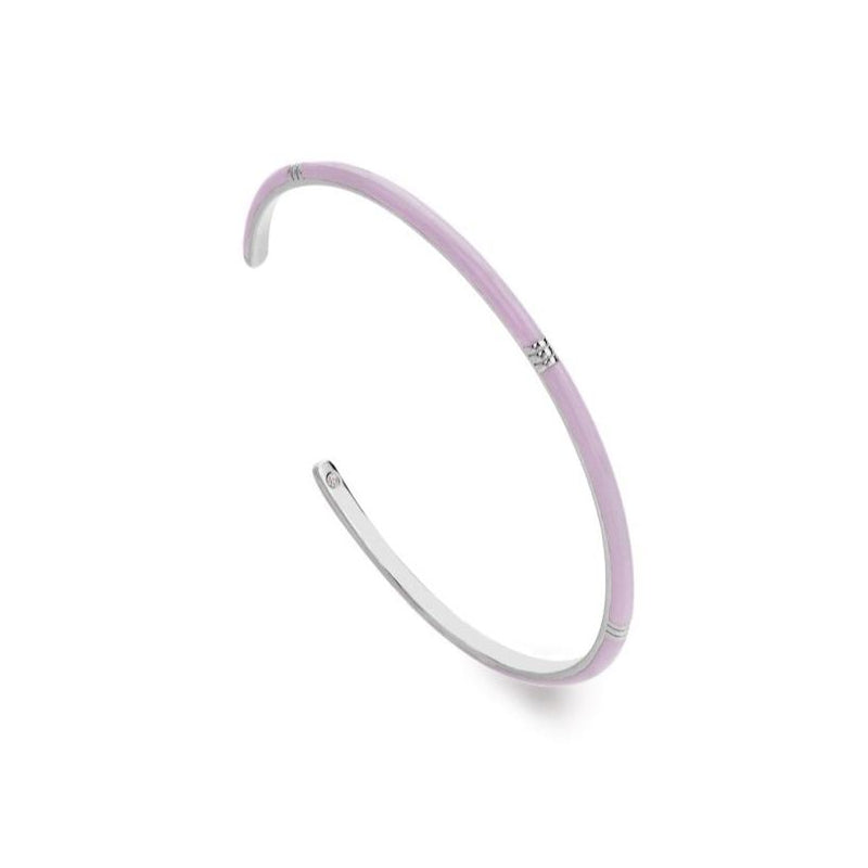 Hot Diamonds HD X Tasha Ghouri Enamel Lilac Bangle DC198