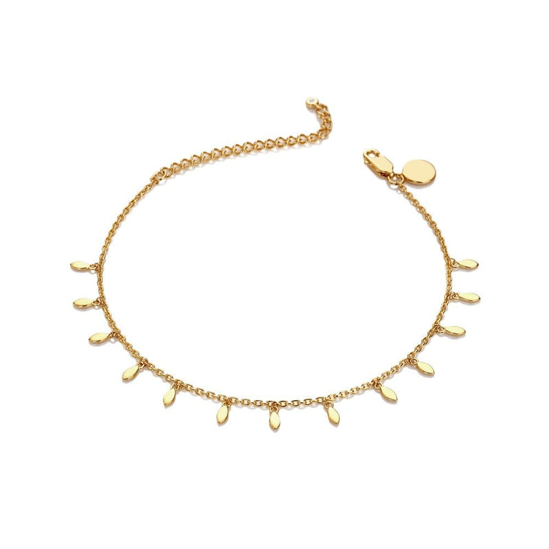 Hot Diamonds HD X Tasha Ghouri Leaf Droplet Bracelet DL687 open