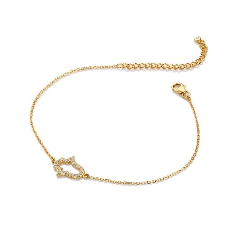 Hot Diamonds HD X Tasha Ghouri Hand Bracelet DL690 open