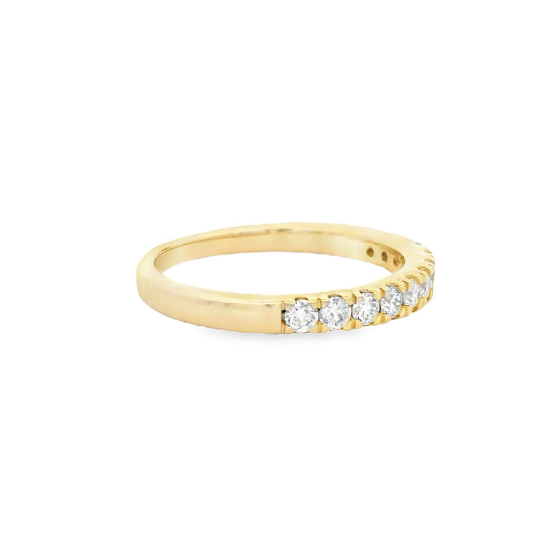 Diamond 11 Stone 0.44ct Diamond Eternity Ring 9ct Gold side