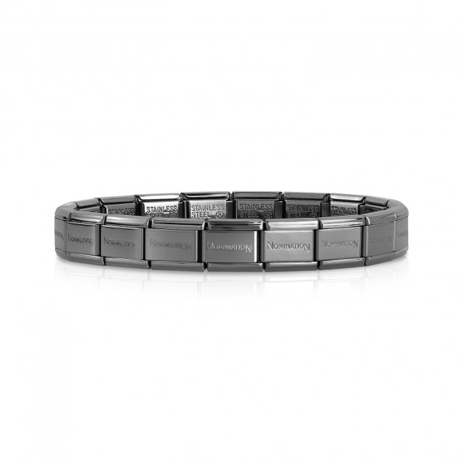 Nomination Classic Matt Black Composable Starter Bracelet