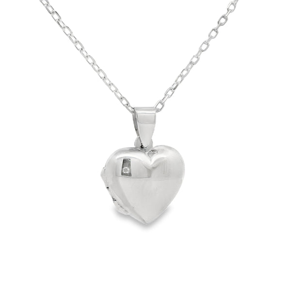 Silver Heart Locket