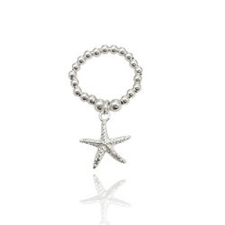 Dollie Jewellery Starfish Ring R0179