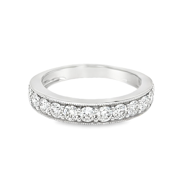 Diamond 13 Stone Eternity Ring 0.75ct 18ct White Gold