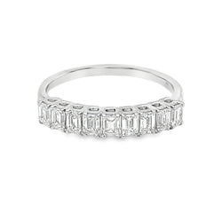 Baguette Diamond Eternity Ring 0.78ct 18ct White Gold